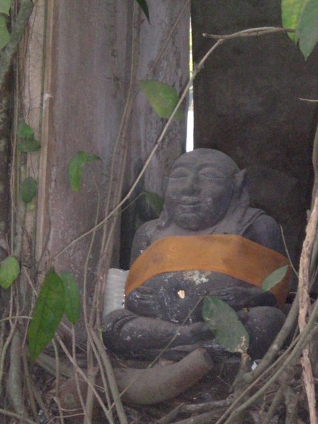 Buddha statue in the old temple