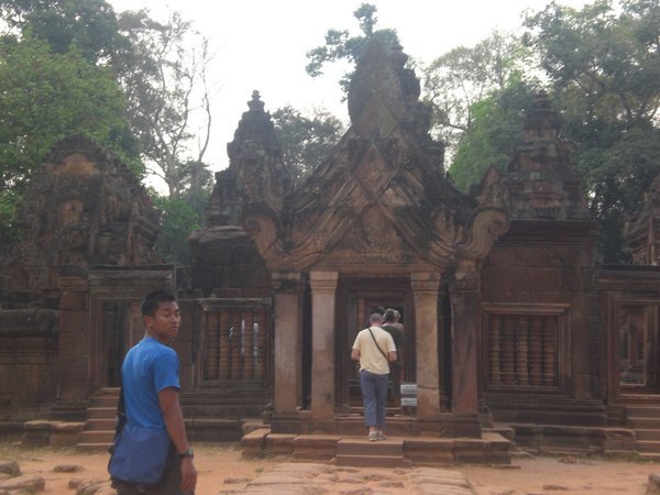 Dapri enterting Banteay Srei