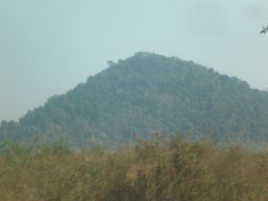 Mountain from the car