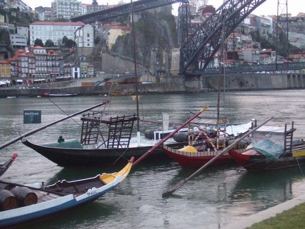 Boats on Douro River