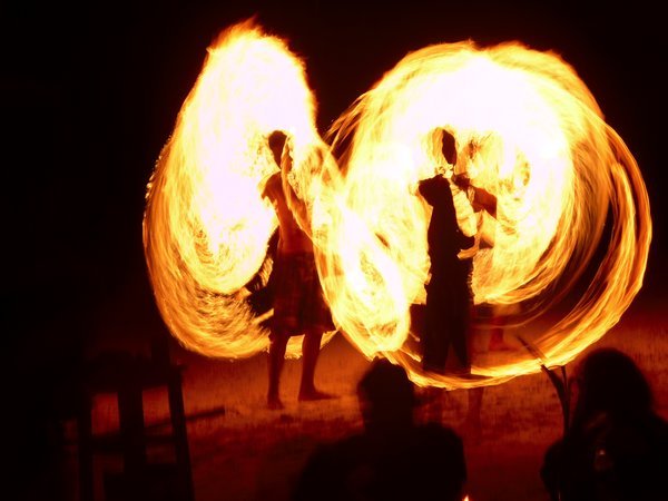 The best fire twirlers in the world
