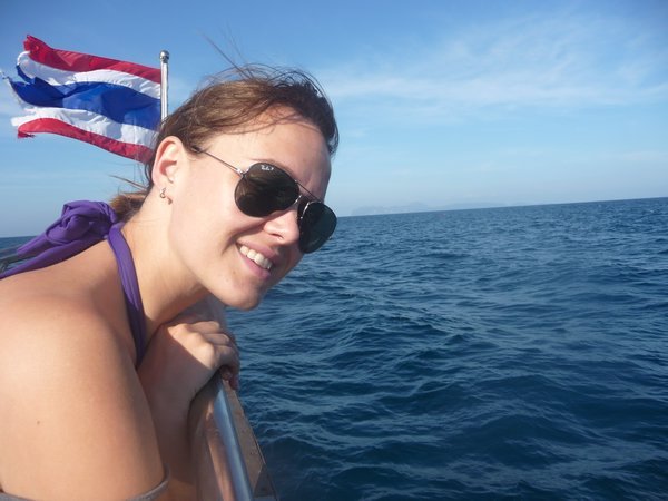 Taking the boat to Koh Phi Phi