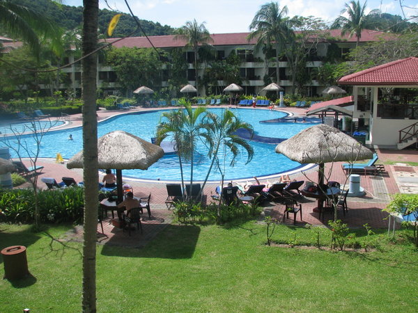 View of pool at Holiday Villa