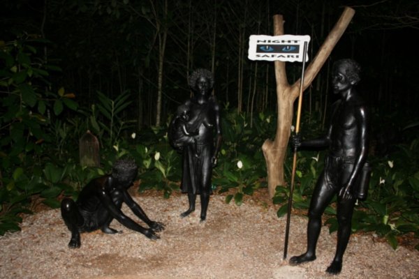 Zoo statues