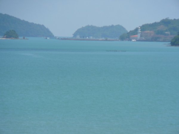 06  Sea view from road to Kuah