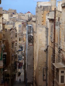 51 Valletta street scene from Barraka gardens