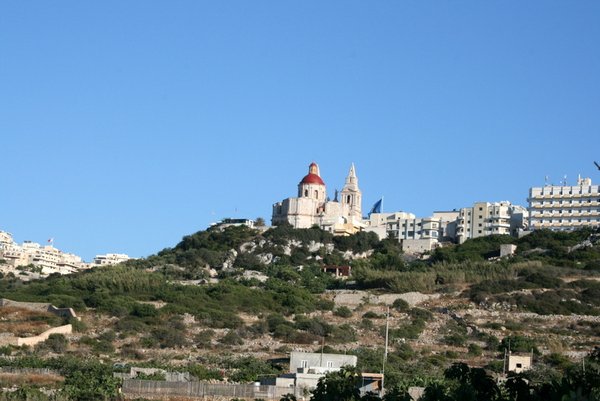 46 Mellieha Village from the Bay