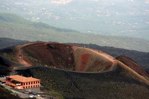 00 Crater of Mt Etna's Last eruption