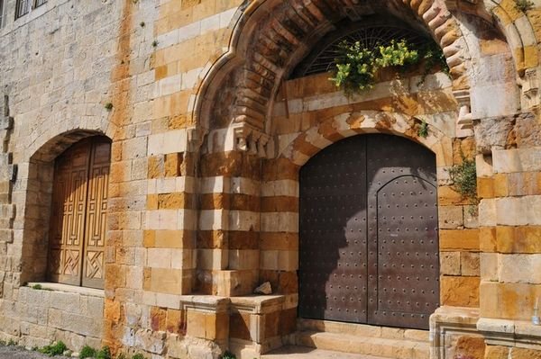 Artistic doorways - Deir Al-Qamar, Lebanon