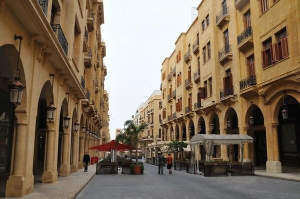 Reconstructed area of Place d'Etoile - Beirut, Lebanon