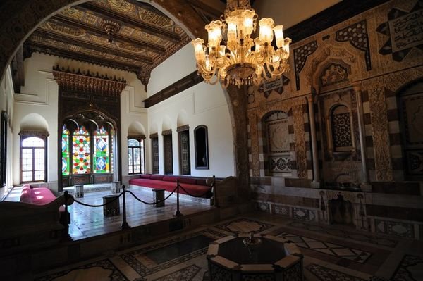 The reception room - Beiteddine Palace, Lebanon