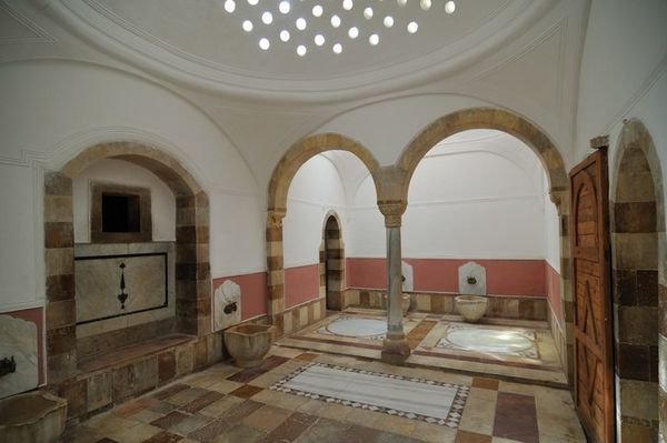 A marbled Hamman (Bathing Room) - Beiteddine Palace, Lebanon