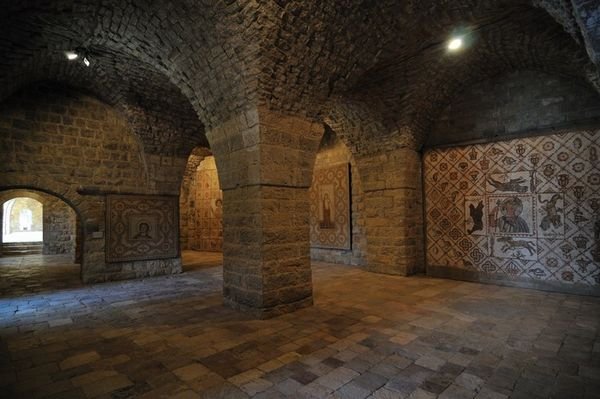 Byzantine mosaics - Beiteddine Palace, Lebanon