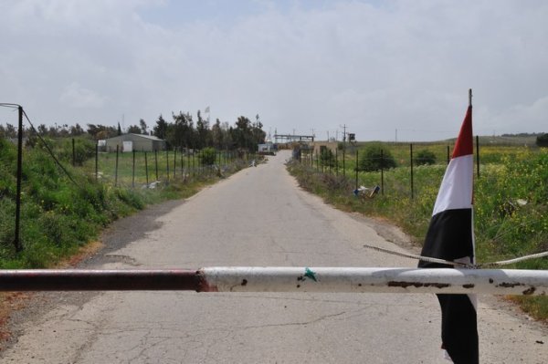 The border crossing - Quneitra, Syria