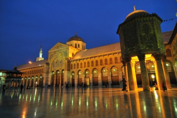Dusk at the Umayyad Mosque - Damascus, Syria