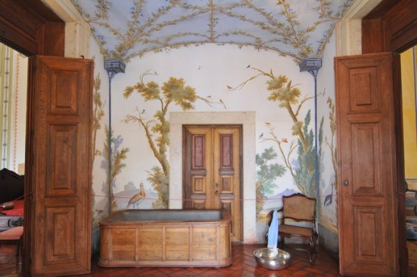 A most quaint bathroom evoking a nature seeking - Convent of Mafra, Portugal