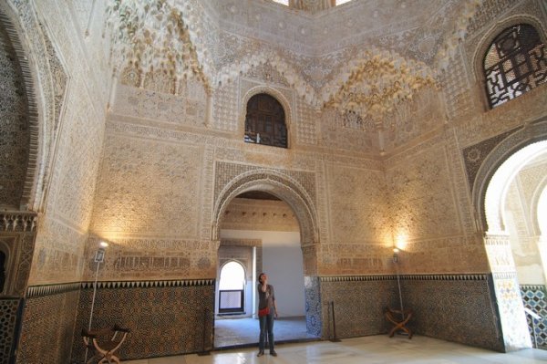 Another spectacular room in the Nasrid Palace - Alhambra, Granada, Spain