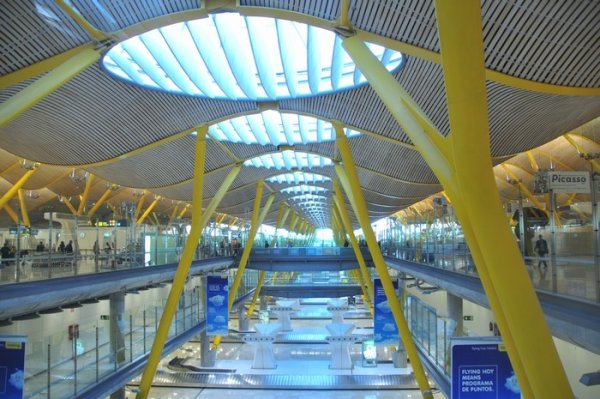 The wonderful Barajas Airport - Madrid, Spain