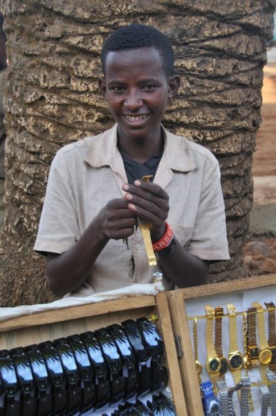 Watch seller in Bahir Dar - Ethiopia