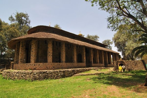 Exterior of the Berhan Selassie Church - Gonder, Ethiopia
