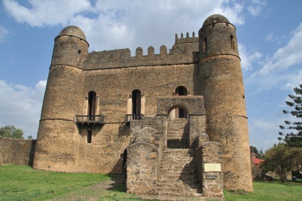 Fasilidas' Palace at the Royal Enclosure - Gonder, Ethiopia 