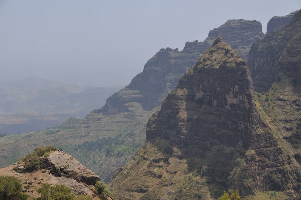 Spectacular view from the escarpment - Simien Mountains, Ethiopia