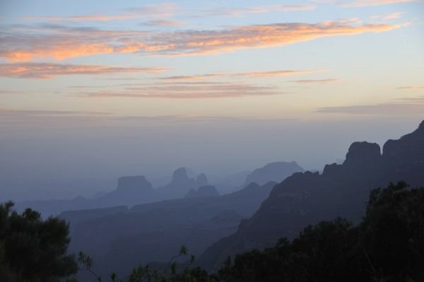 First light at the Simien Mountains, Ethiopia