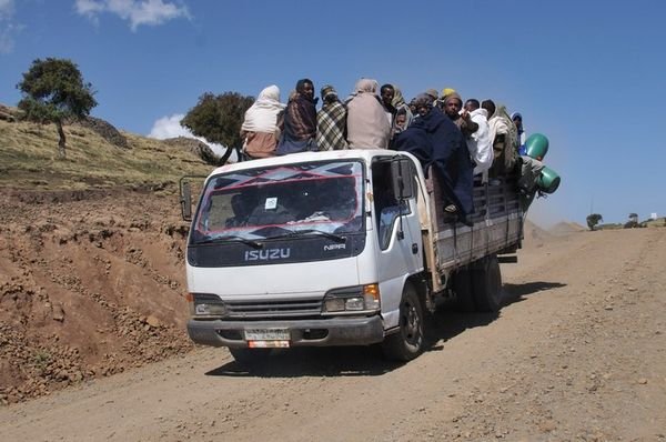 Local transport in the Mountains - Ethiopia