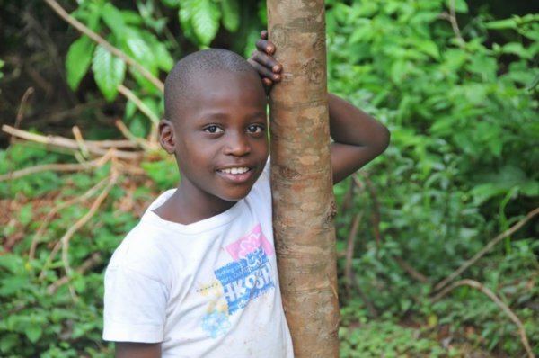 Smiling boy - Bujagali Falls, Uganda