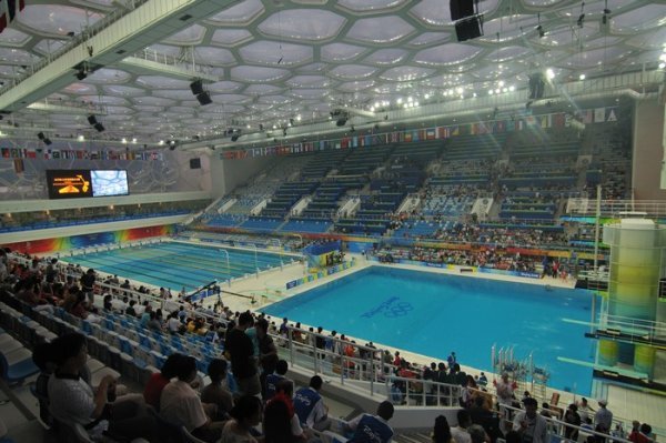 The Water Cube - my favourite sports venue in the world