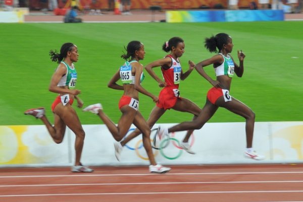 The gazelle-like grace of African long distance runners