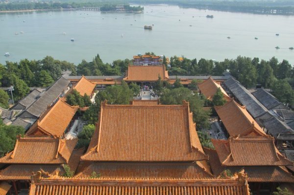 Looking over the Hall of Dispelling Clouds - The Summer Palace, Beijing