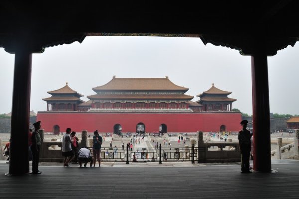 The mighty Meridian Gate - The Forbidden City, Beijing