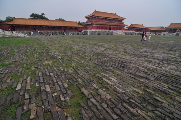 The expansive Outer Court - The Forbidden City, Beijing