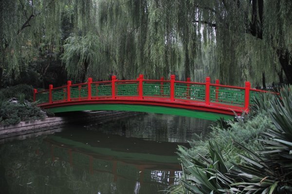 Bridge within Changpu River Park - Beijing