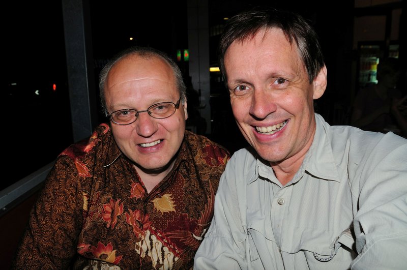 Stuart and Shane in Brisbane, Australia - 5 January 2012