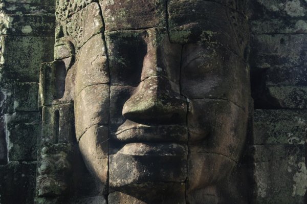Silent face of Lokeshvara - Bayon, Siem Reap, Cambodia