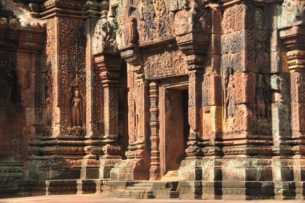 The fine temple of Banteay Srei - near Siem Reap, Cambodia