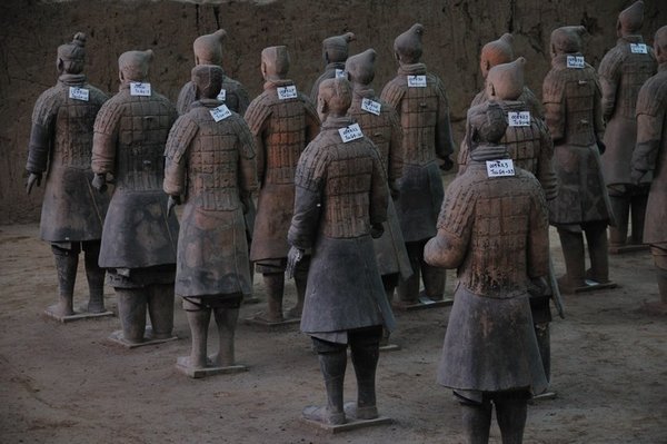"I'm just a number" - residents of pit one - The Museum of Qin Shi Huang Terracotta Warriors and Horses, Xi'an, China 