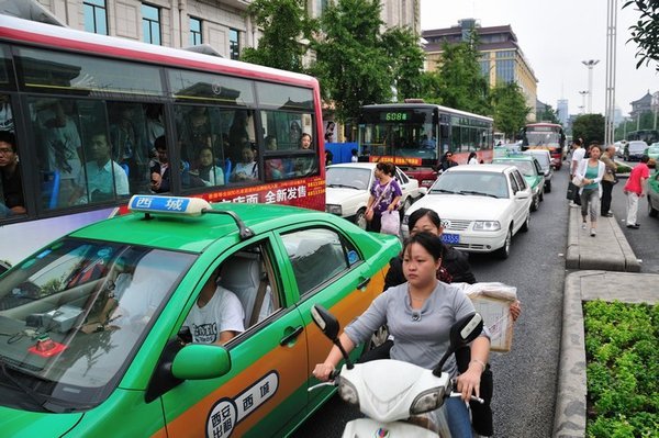 Traffic aplenty - Xi'an, China