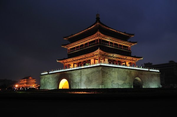 The Bell Tower at dusk - Xi'an, China