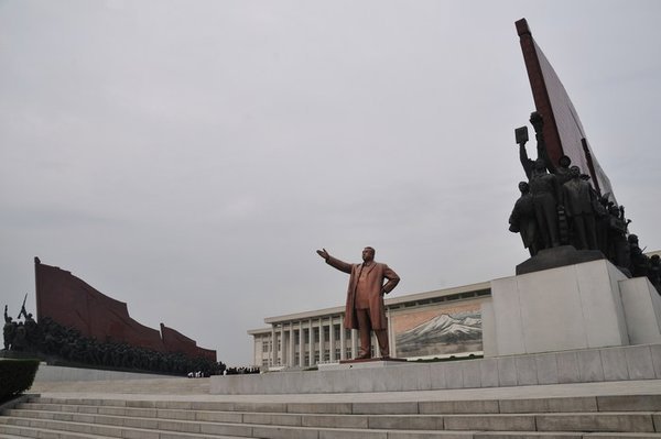 The Mansu Hill Monuments - Pyongyang, North Korea