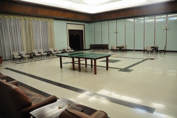 Sterile "Games Room" within the Ryonggang Hotspa Hotel - near Nampo, North Korea