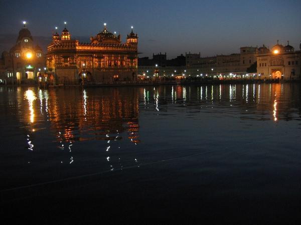 The serenity of the Golden Temple at dusk - Amritsar