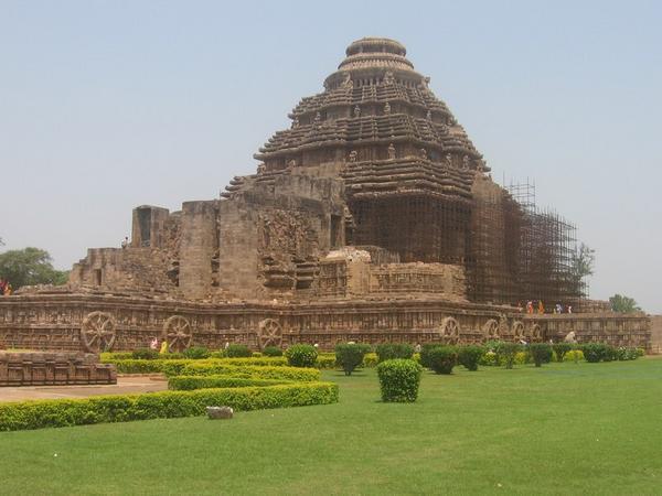 The massive Sun Temple of Surya at Konark
