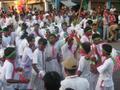 Villagers celebrate at the Sarhul Festival in Ranchi