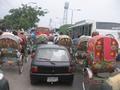 Typical traffic congestion in Dhaka