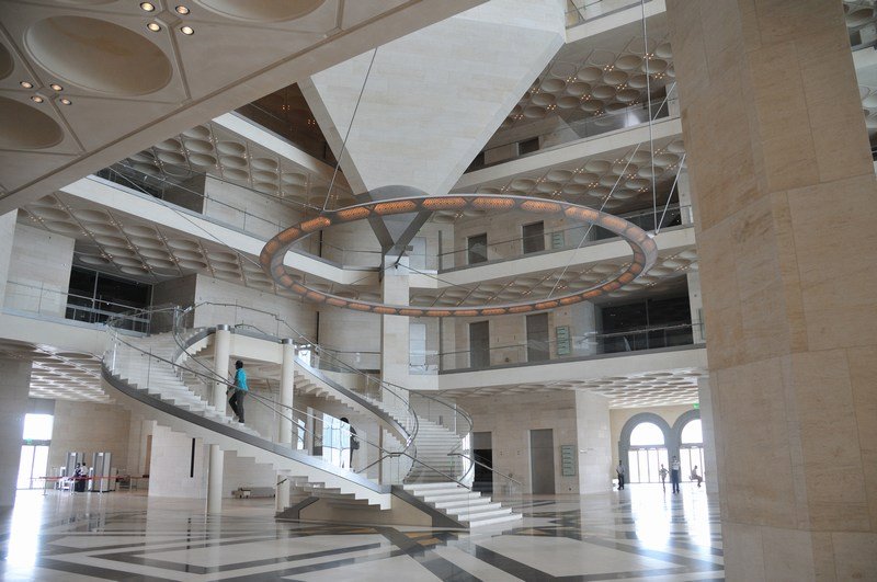 Interior of the Museum of Islamic Art - Doha, Qatar