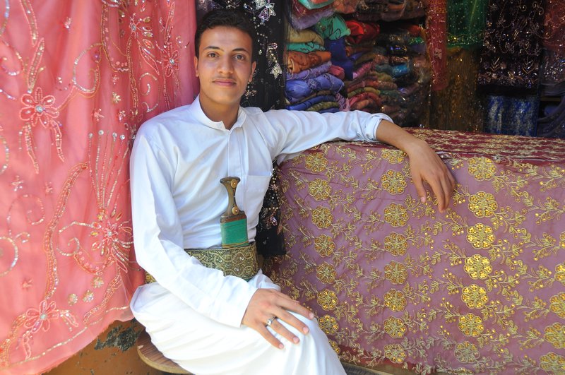 Young man poses for a photo - Sana'a, Yemen