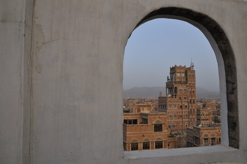 Sunset on a magical city - Sana'a, Yemen